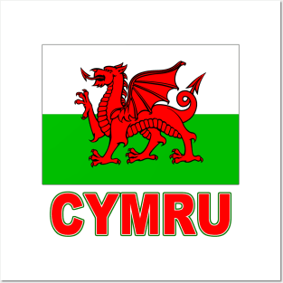 CYMRU - The Pride of Wales - Welsh Flag Design Posters and Art